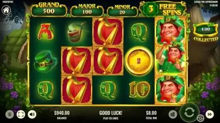 Catch The Leprechaun slot screenshot 5