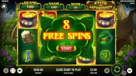 Catch The Leprechaun slot screenshot 4