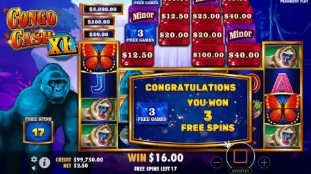 Congo Cash XL slot screenshot 4