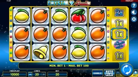 Crystal Fruits slot screenshot 1