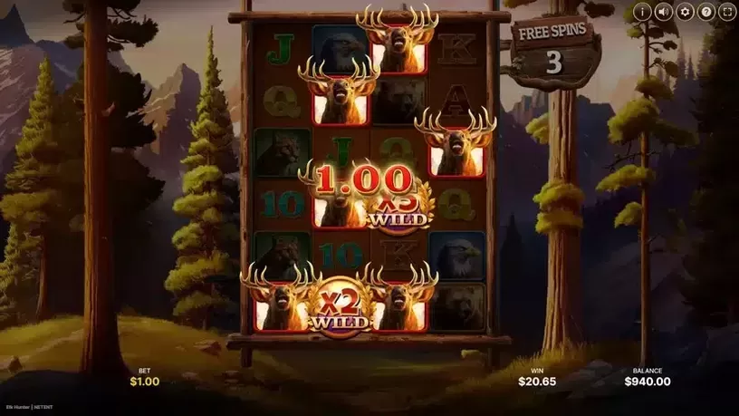 Elk Hunter slot screenshot 5