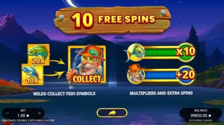 Fish Tales: Double Catch Max Scatter slot screenshot 3