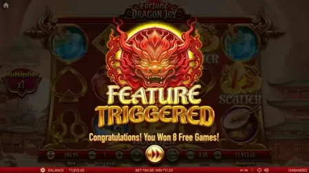 Fortune Dragon Joy slot screenshot 2