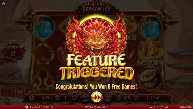 Fortune Dragon Joy slot screenshot 2