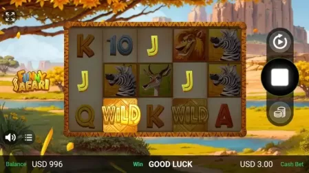 Funny Safari slot screenshot 3
