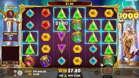 Gates of Olympus 1000 slot screenshot 4
