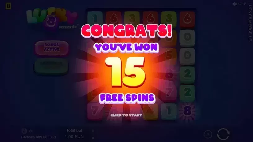 Lucky 8 Merge Up slot screenshot 3