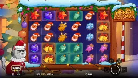 Merry Catsmas slot screenshot 1