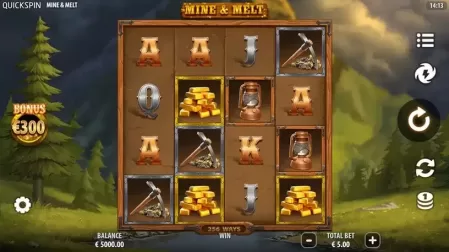 Mine & Melt slot screenshot 1