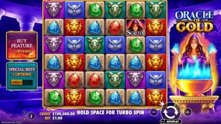 Oracle of Gold slot screenshot 1