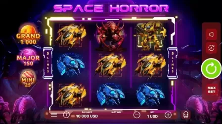 Space Horror slot screenshot 1