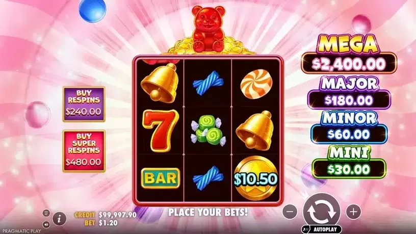 Super Gummy Strike slot screenshot 1