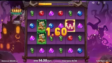 Tarot Treasures slot screenshot 6