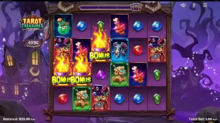 Tarot Treasures slot screenshot 2