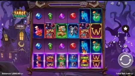 Tarot Treasures slot screenshot 1