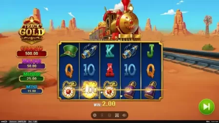 Track n’ Gold slot screenshot 4