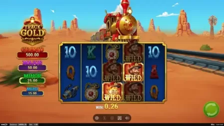 Track n’ Gold slot screenshot 2