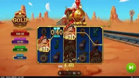 Track n’ Gold slot screenshot 3