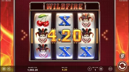 Wildfire slot screenshot 2