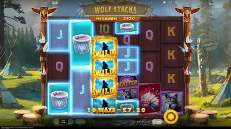 Wolf Stacks Megaways slot screenshot 5