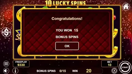 10 Lucky Spins slot screenshot 3