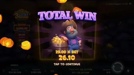 3 Lucky Nuggets slot screenshot 6