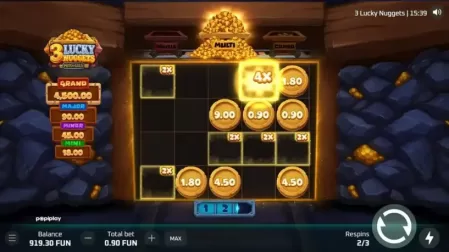 3 Lucky Nuggets slot screenshot 5