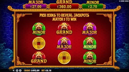 5 Lions Gold slot screenshot 3