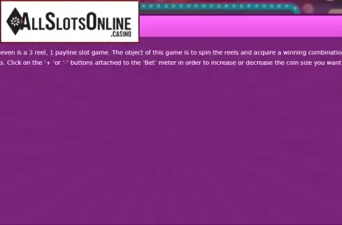 Rules. 777 from Smartsoft Gaming