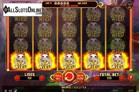Win Screen 3. 88 Fortune Cats from Spinomenal