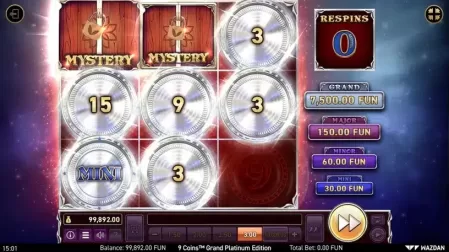 9 Coins™ Grand Platinum Edition slot screenshot 3