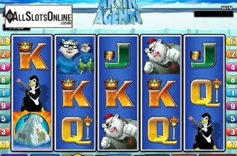 Screen2. Arctic Agents from Microgaming