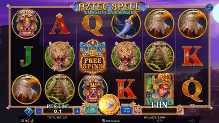 Aztec Spell Forgotten Empire slot screenshot 1