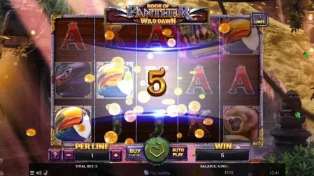 Book Of Panther Wild Dawn slot screenshot 2