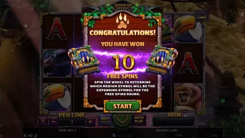 Book Of Panther Wild Dawn slot screenshot 3