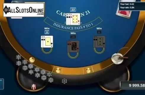 Game Screen 2. Caribbean Blackjack (Novomatic) from Novomatic