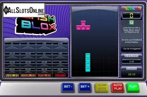 Screen2. Cash Blox from Playtech