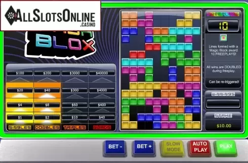 Screen5. Cash Blox from Playtech