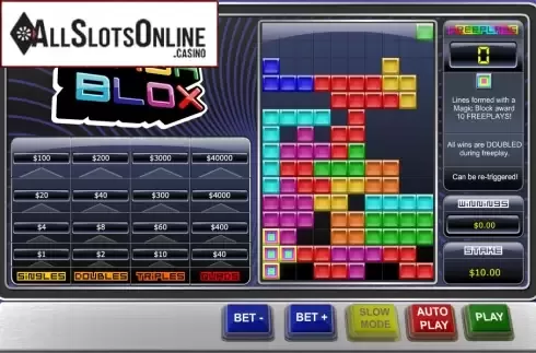 Screen3. Cash Blox from Playtech