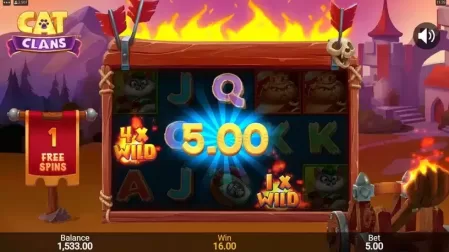 Cat Clans slot screenshot 6