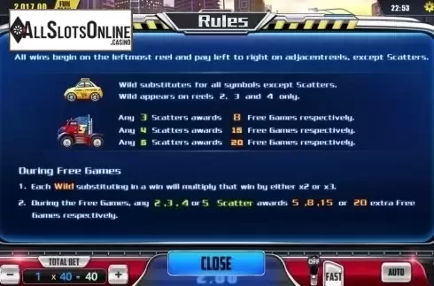 Rules. Cross Road from Dream Tech