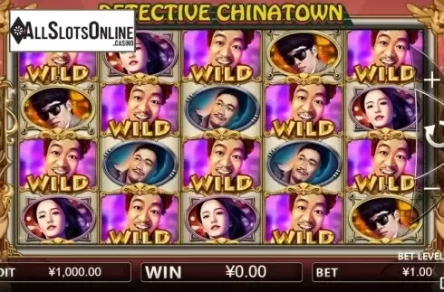 Reel screen. Detective Chinatown from Iconic Gaming