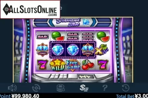 Paytable 4. Diamond Slot from Virtual Tech
