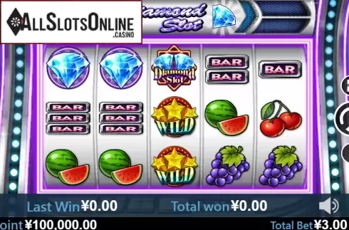 Reel screen. Diamond Slot from Virtual Tech