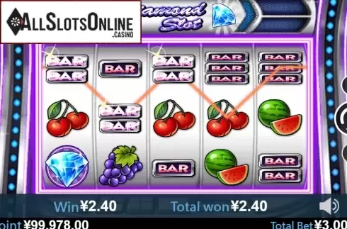 Win screen 3. Diamond Slot from Virtual Tech