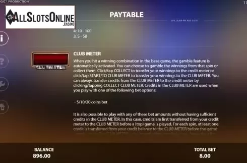 Paytable 3