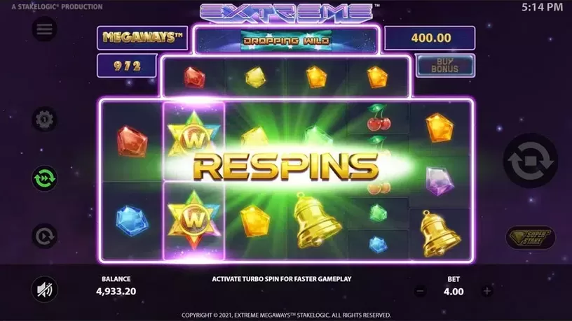Extreme Megaways slot screenshot 4