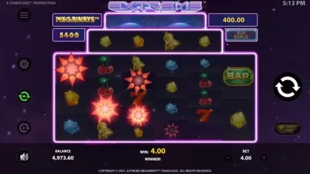 Extreme Megaways slot screenshot 2