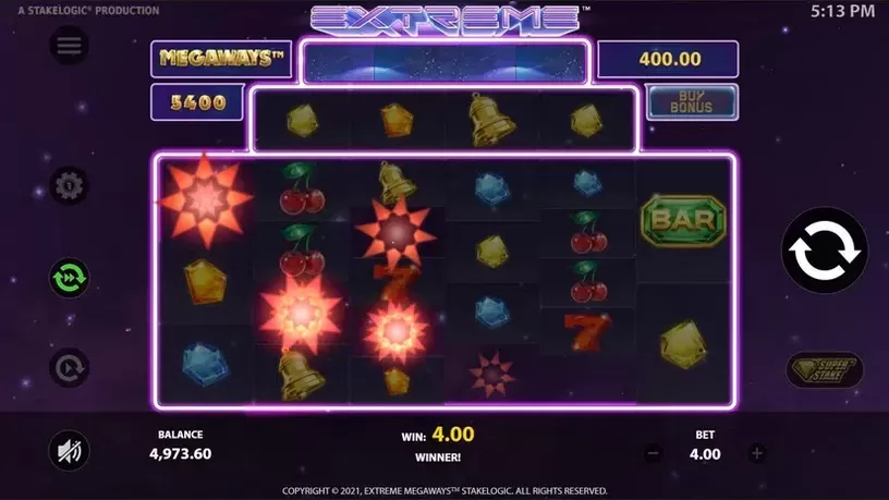 Extreme Megaways slot screenshot 2