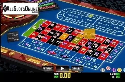 Game Screen 1. Fair Roulette Pro from World Match